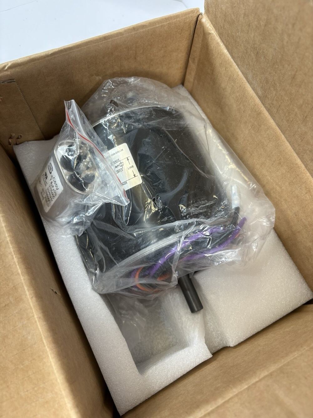 Orsong 68J24 Condenser Fan Motor 1/3HP 208-230V 1075RPM Lennox Replacement